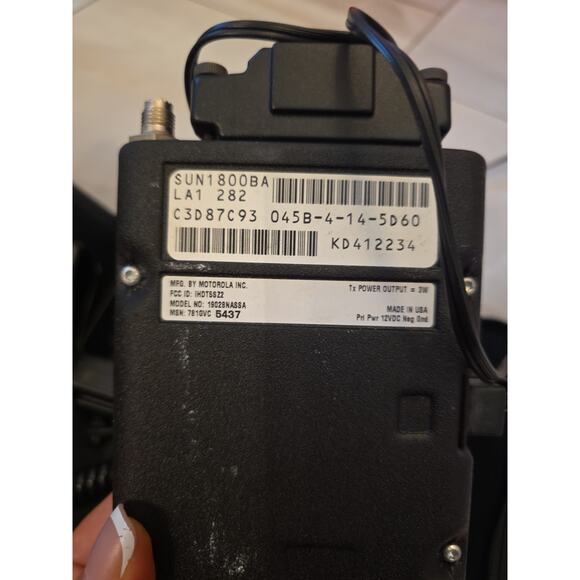 Vintage Cellular One Motorola Cellphone Model SCN2498b Mobile Bag Car Phone - Picture 14 of 16